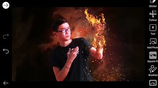 Picsart Editing-Fire hand Editing    Picsart Editing Tutorial 2020