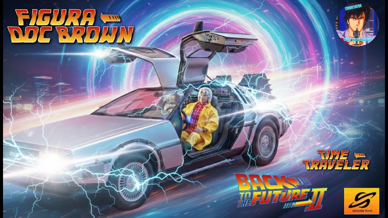 TIME TRAVELER DOC EMMETT BROWN  FIGURA 1/6 I BACK TO THE FUTURE II SATURN TOYS I UNBOXING 💥