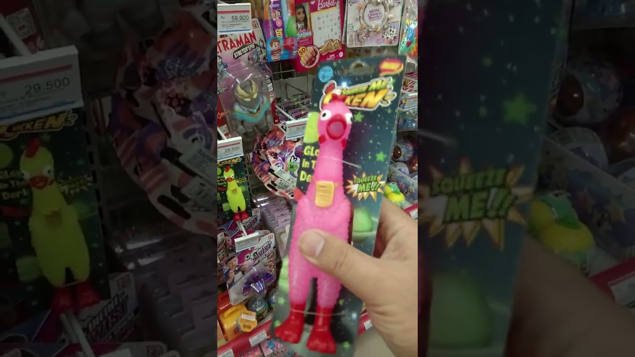 Hunting Found Toys Squeeze Me Chicken Pink
