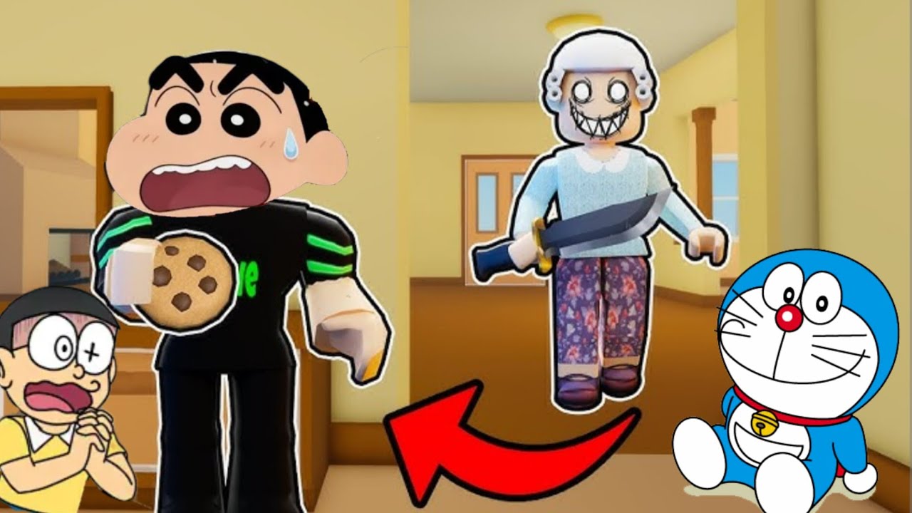 ROBLOX Ma ShinChan Ny Granny Ky Cookies Chura leya 🤣