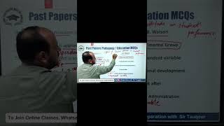 Past Papers Pedagogy/Education MCQS| PPSC FPSC SPSC CSS NTS PMS KPPSC AJKPSC BPSC one paper MCQs