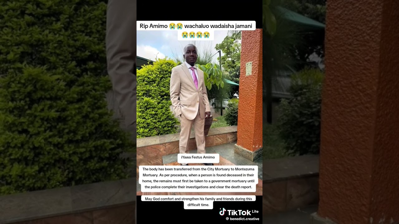 REST IN PEACE RADIO PRESENTER AMIMO FESTUS 