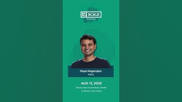 Gaya Nagarajan presenting the Welcome Keynote at @Scale: Networking!