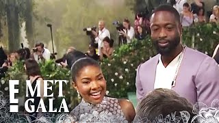 Gabrielle Union & Dwyane Wade Coordinate in Couture at the 2024 Met Gala | E! Insider