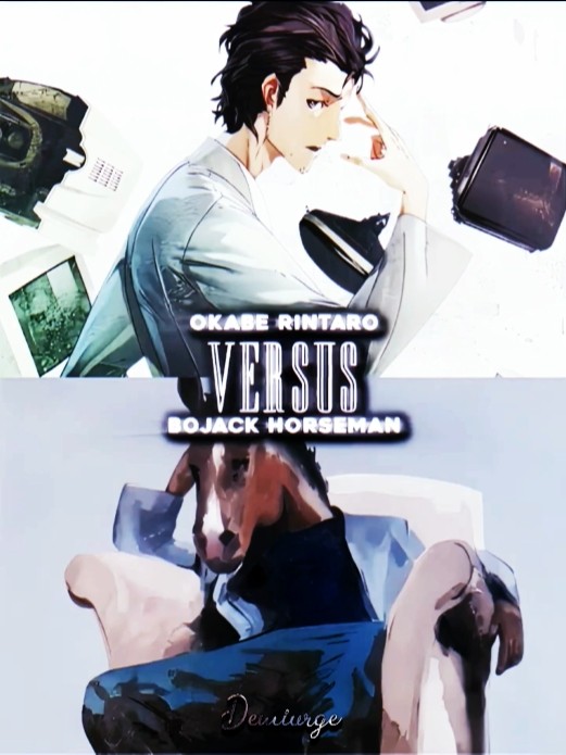 Okabe Rintaro vs Bojack Horseman [Writing] | #shorts #edit # ...