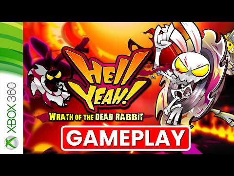 Hell Yeah! Wrath of the Dead Rabbit (Xbox 360) Gameplay