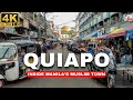 4k amazing muslim town  in quiapo manila  street food  flea market tour 2024