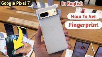 Google pixel 6a Fingerprint screen lock / How To Set Fingerprint Google pixel 6a(in english)