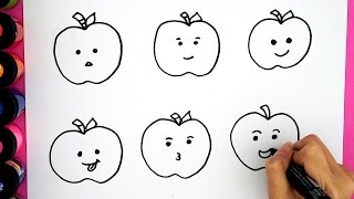 apple easy draw learn