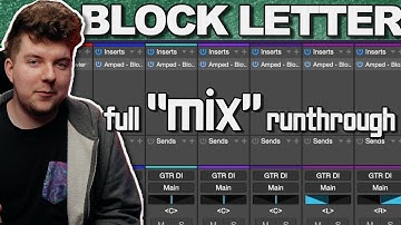 "Mix" Breakdown - Amped Block Letter Demo
