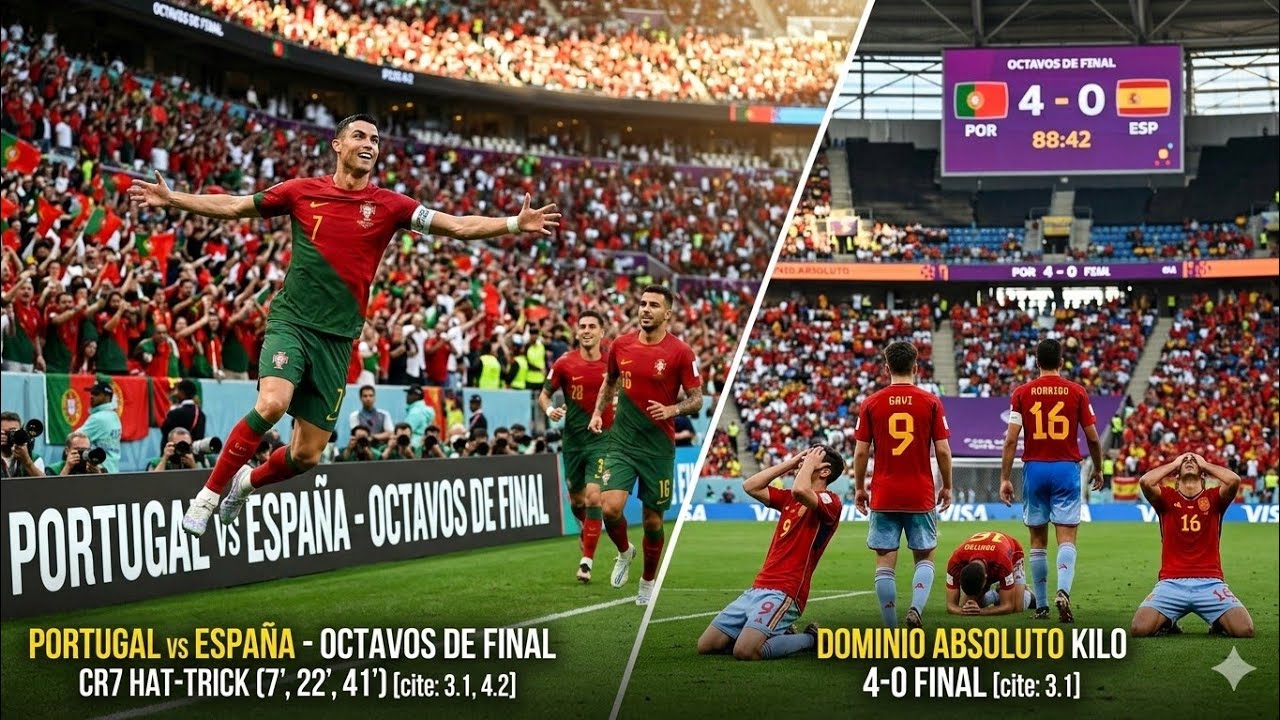 PALIZA HISTÓRICA! 🇵🇹 Portugal vs España 🇪🇸 | Octavos de Final - Mundial 2026