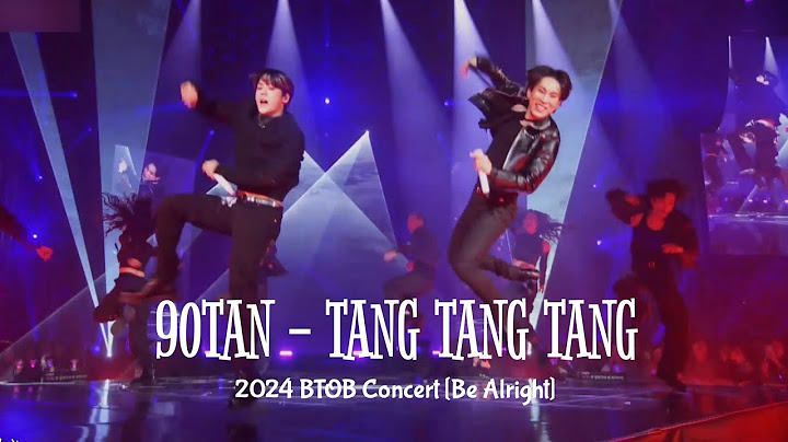 241229 90TAN (Eunkwang Minhyuk BTOB) - TANG TANG TANG (탕탕탕) | 2024 BTOB Concert "Be Alright" Day 3