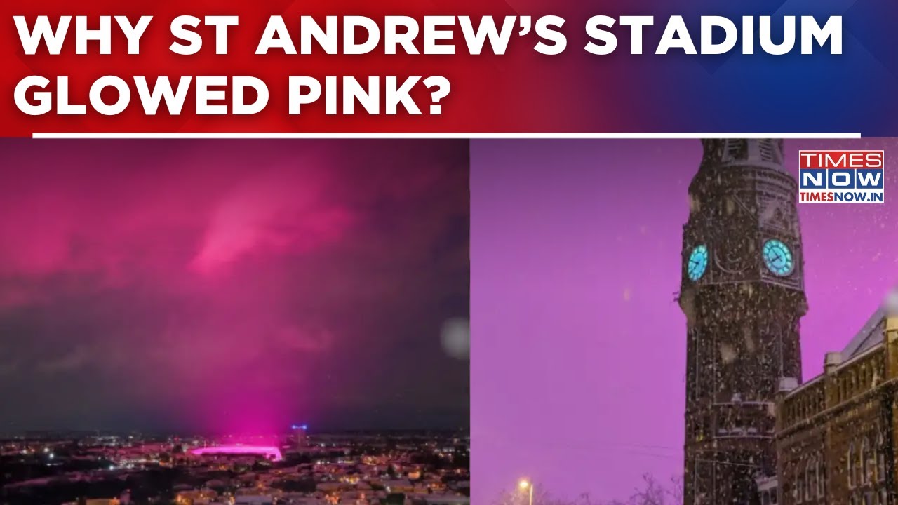 Pink Birmingham Decoded: Why St andrew’s Stadium Glowed Pink Amid Snowfall | Watch Video