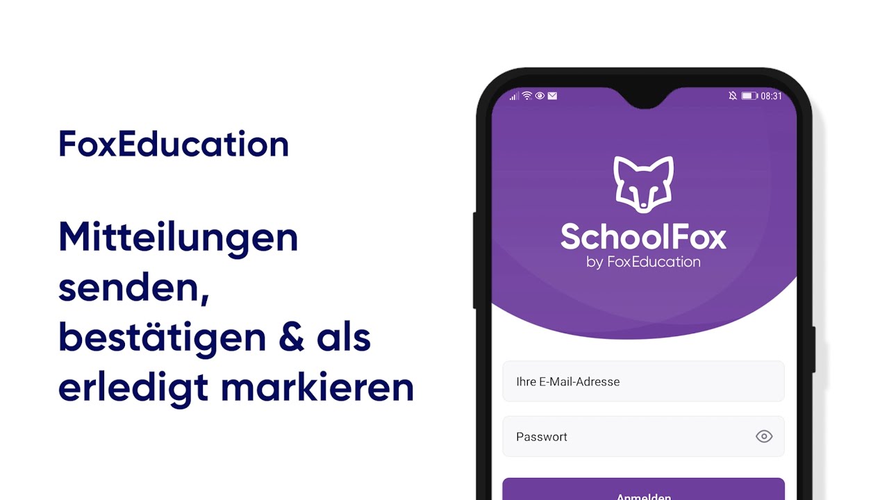 Mitteilungsfunktionen für Eltern und Schüler*innen bei SchoolFox/KidsFox/TeamFox