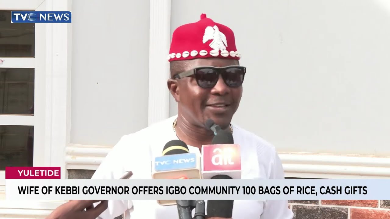 Wife of Kebbi Gov. Donates 100 Bags Of Rice, Cash To Igbo Community