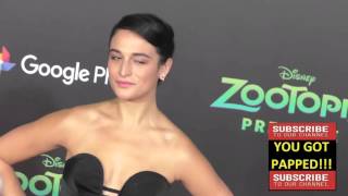 Jenny Slate At The Zootopia Premiere At El Capitan Theatre In Hollywood