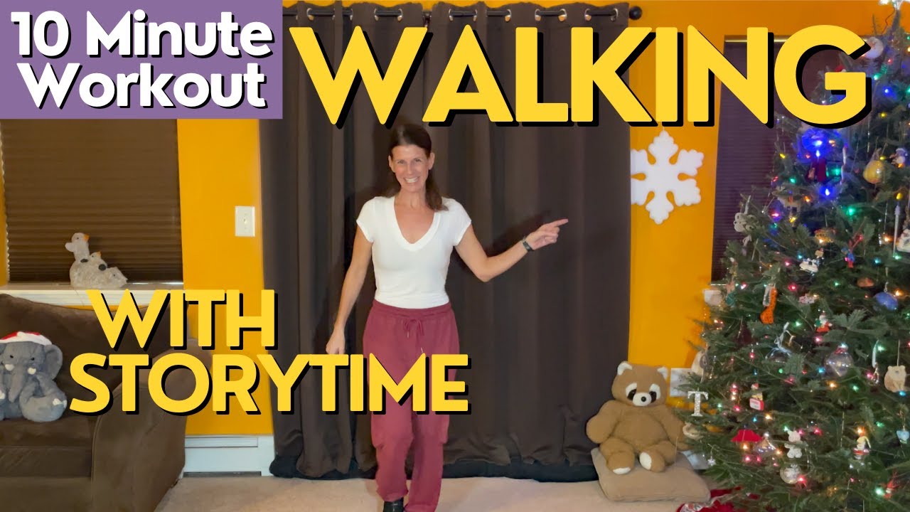 10 MINUTE Walking Workout Story time / I'll keep you company with ...