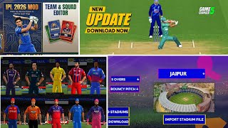 GC 5 4.3 | New Update | IPL 2026 | Jerseys, Stadiums & New Squads