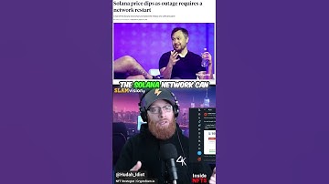 MAJOR #solana Outage Today COMPLETELY Haults #trading #blockchain #crypto #nft #bitcoin #shorts