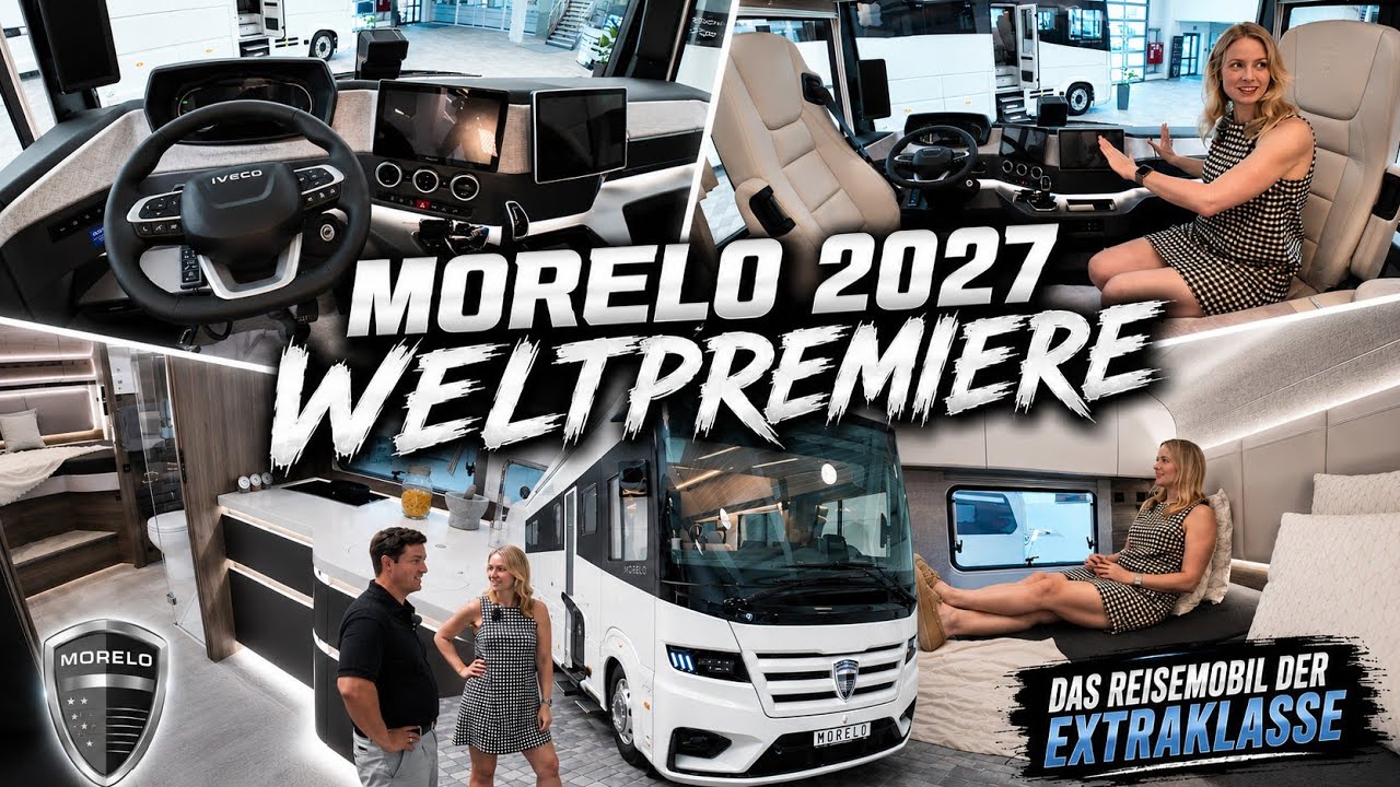 MORELO PALACE 2027 WELTPREMIERE 88 LB mit komplett neuem Interieur und Technik. Jeanne und Robert