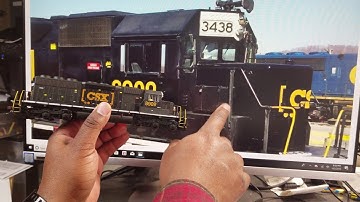 Athearn SD40-2 How to Install LED to DCC Decoder in Any Locomotive
