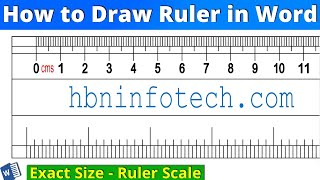 How to Draw a Ruler in Microsoft Word