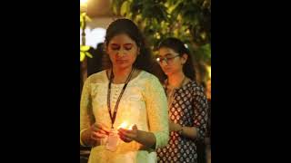 Offering prayers to Dr. Vandana Das by Amrita Hospital Staff and Students - Amrita Hospitals