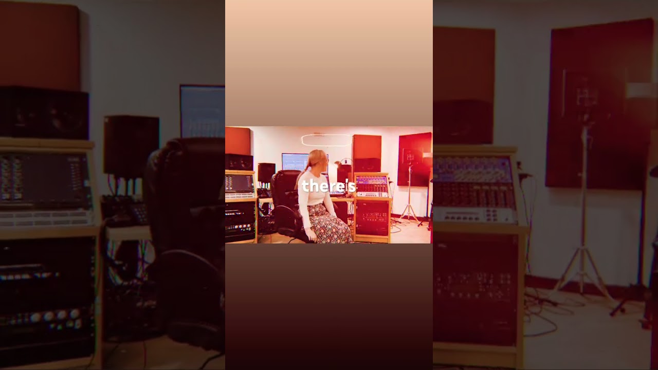 When your producer leaves you alone in the studio listening to the first mix! 