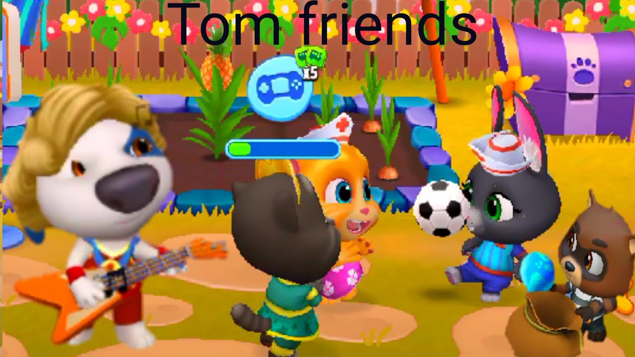My Talking Tom and his friends cartoon gameplay part 340 - YouTube