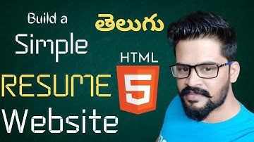 13 Profile Website | HTML Tutorial in Telugu | NAVEEN SAGGAM