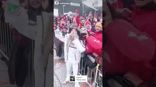 Brittany Mahomes going wild during SB parade 🤣 Profile