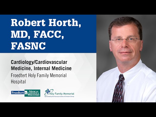 Watch Robert Horth, cardiologist on YouTube.