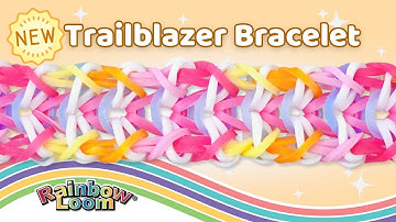 NEW Trailblazer Rainbow Loom Bracelet Tutorial by Angelynn (TutorialsByA™) - Advanced Level Design
