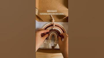 #macrame #macrametutorial #tutorial #diy #artesanato #arcoiris