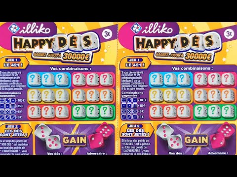 HAPPY DÉS !! LE NOUVEAU JEU À GRATTER FDJ !! On s'en gratte 12