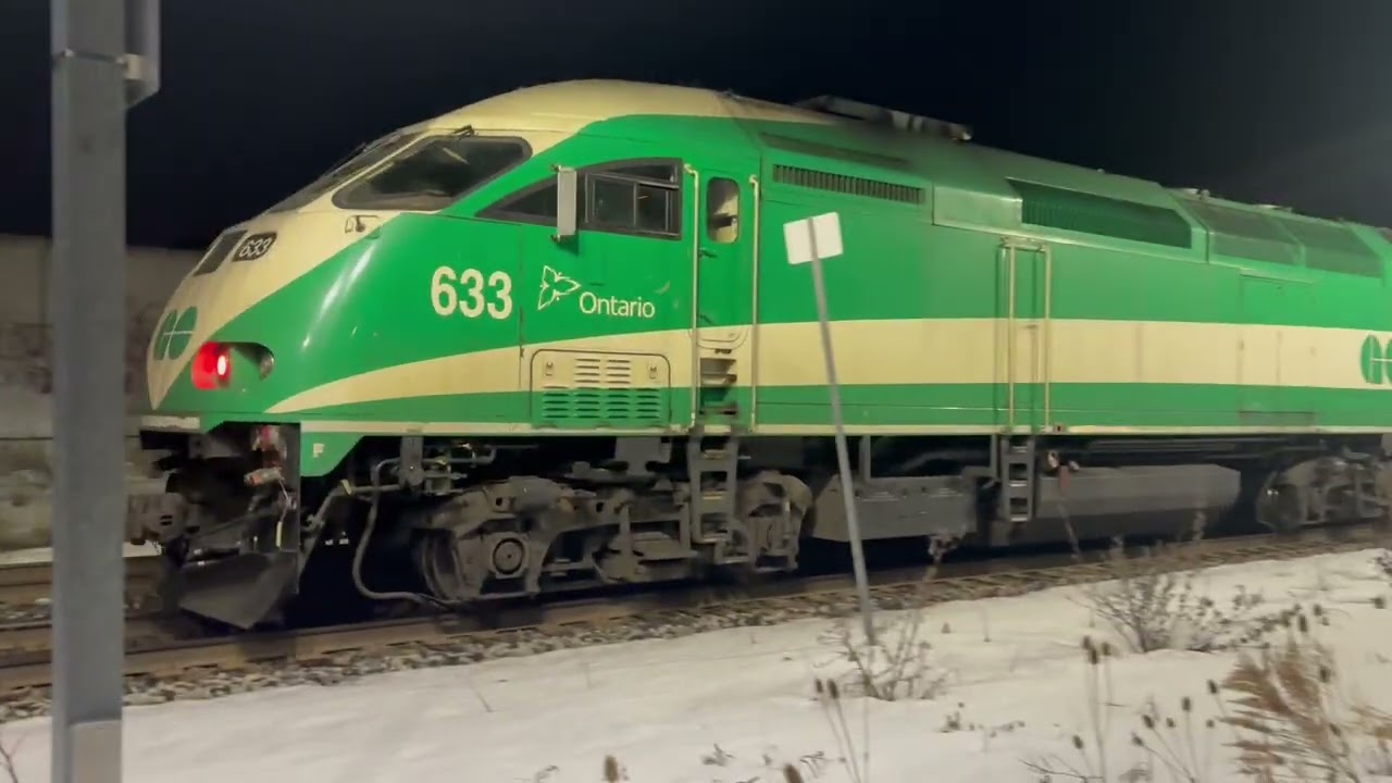 GO Cab 315 and GO 633 arriving and departing Lisgar February 17, 2026