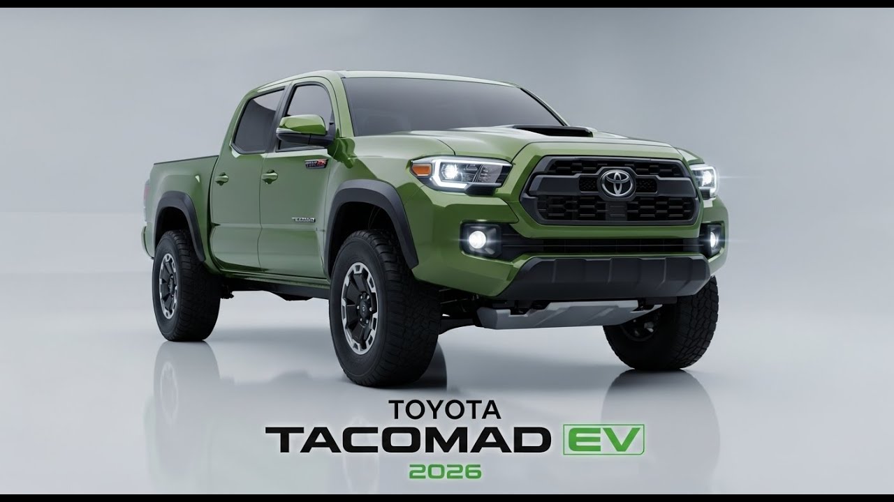 Toyota Tacoma EV 2026 года — внедорожный электромобиль ⚡⛰️