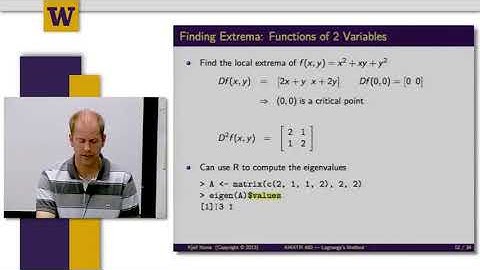 03 W7 1 2  Relative Extrema of Functions of Several Variables 14 45