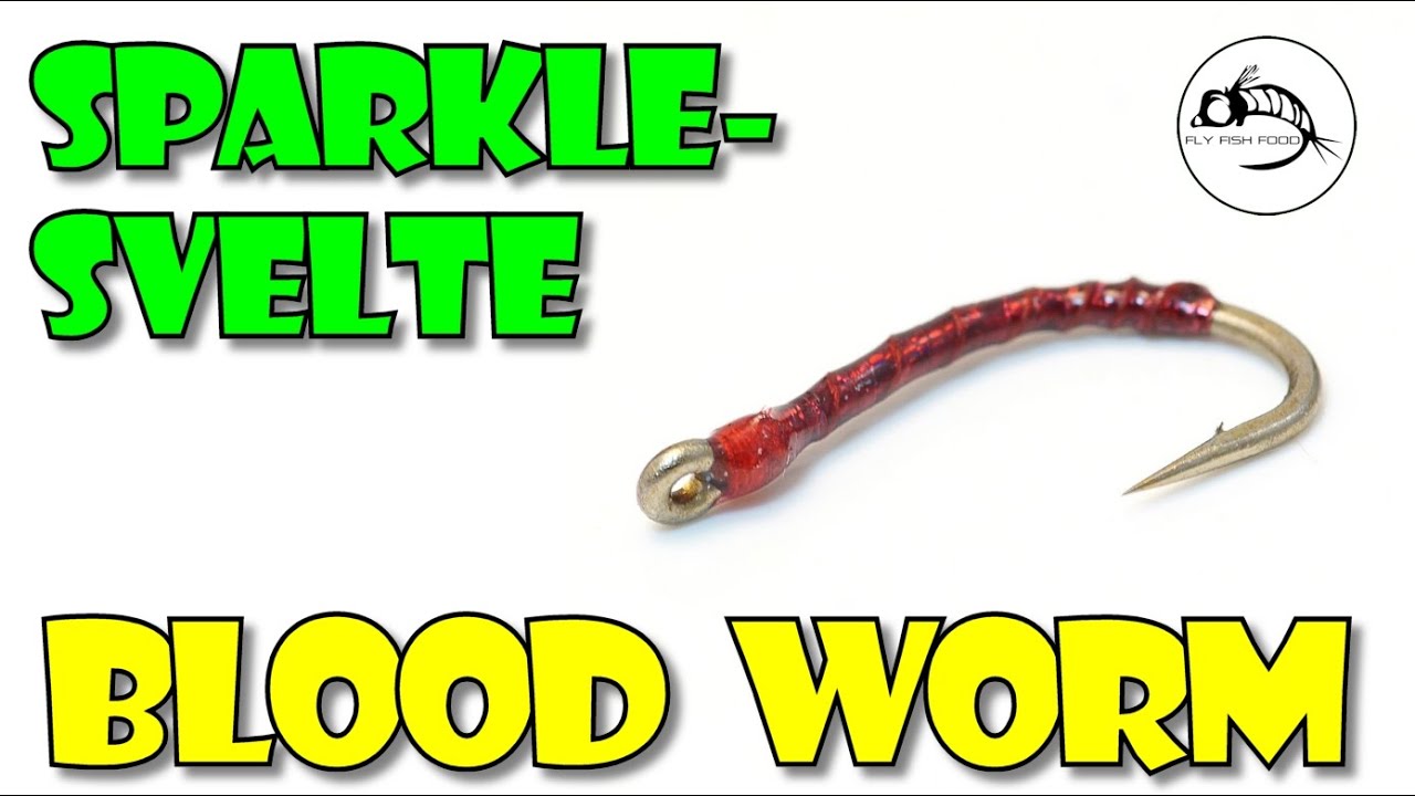 Sparklesvelte Blood Worm – Fly Fish Food