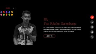 Dark theme responsive personal portfolio using Bootstrap 4 and  Jquery | part 2