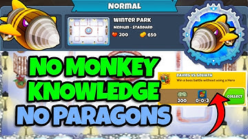 Dreadbloon Normal Tutorial || No Hero, No Monkey Knowledge, No Paragons || Winter Park (BTD6)