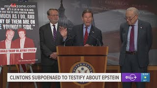 Clintons Subpoenaed in Epstein Trial