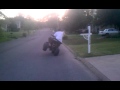 Driving a 4wheeler on 2 wheels