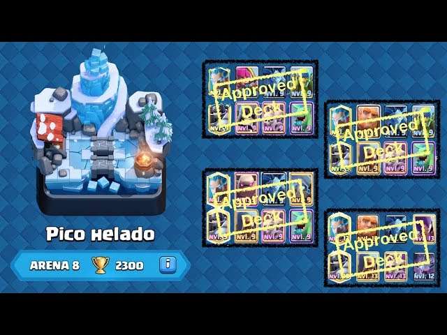 Clash Royale 10 arena no-legs decks 5  Mazos para clash royale, Clash  royale, Clash royale arena 8