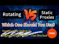 Rotating Proxies &amp; Static Proxies Explained | Which Proxy Should You Use?  #webscraping #freeproxy