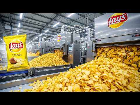 كيف يتم تصنيع شيبسي ليز داخل المصنع  