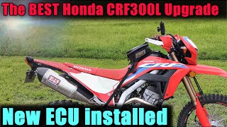 The BEST Honda CRF300L upgrade - 550 performance ECU performance and installation video