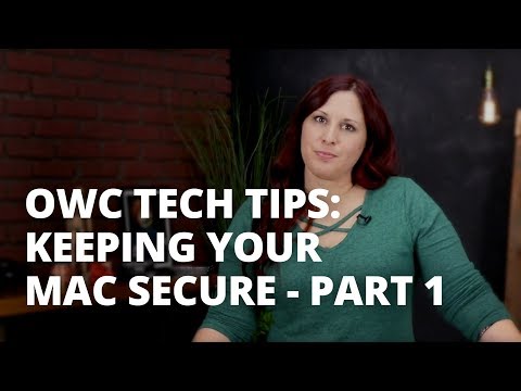 OWC Tech Tips: Keeping Your Mac Secure Part 1 - User Accounts