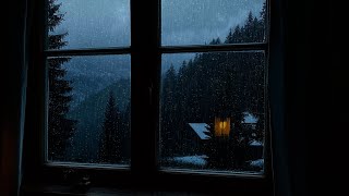Relax and Sleep Instantly with Gentle Thunder and Rainstorm Sounds for Serenity 🌧️