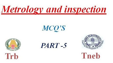 metrology and inspection | mcq